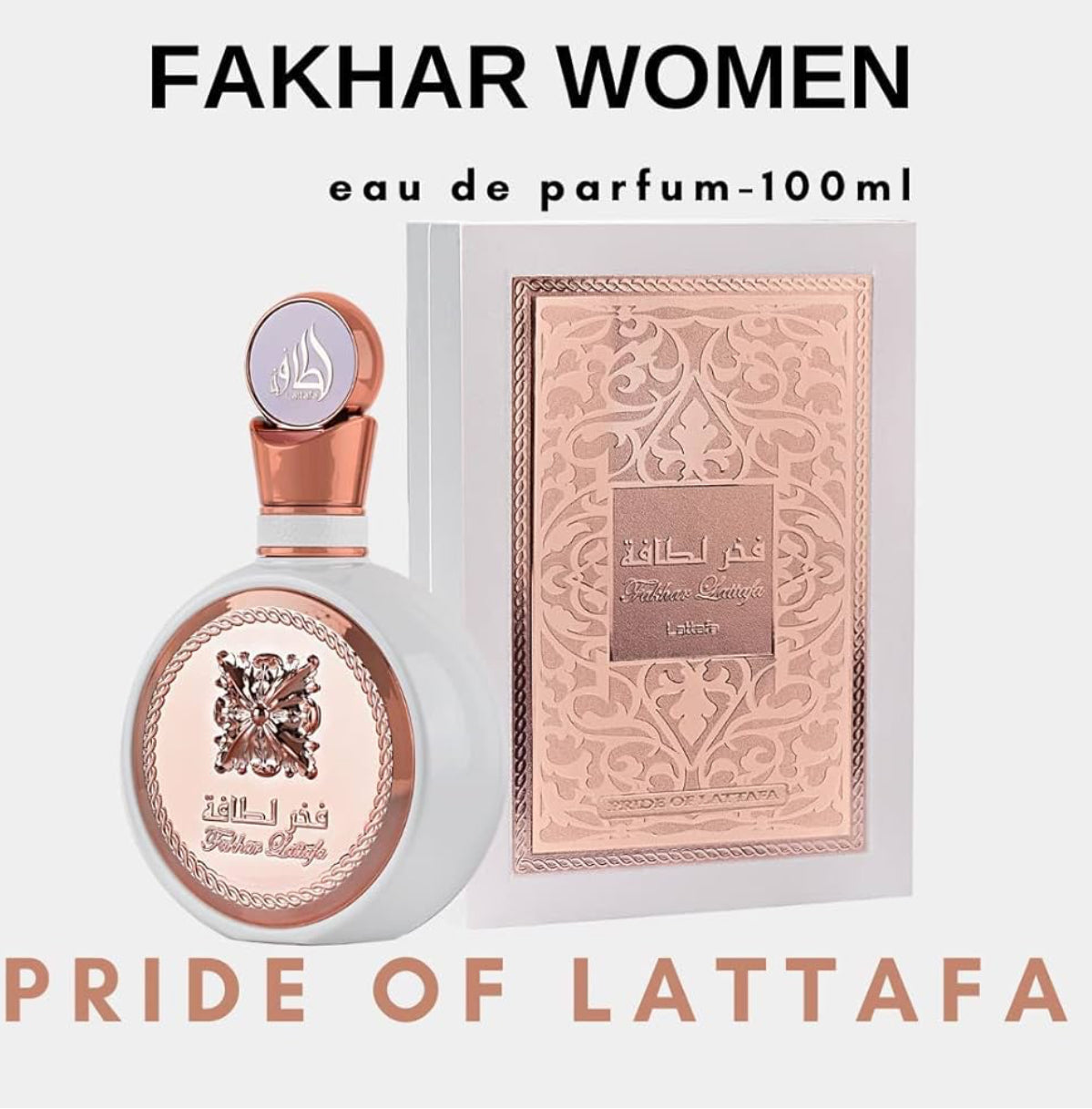 Fakhar Pride of Lattafa (100ml) (Unisex)
💰RD$2,350