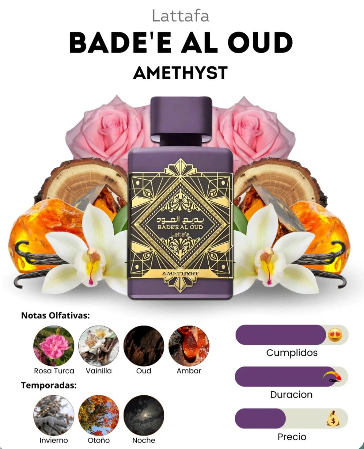 BADE’E AL OUD AMETHYST LATTAFA