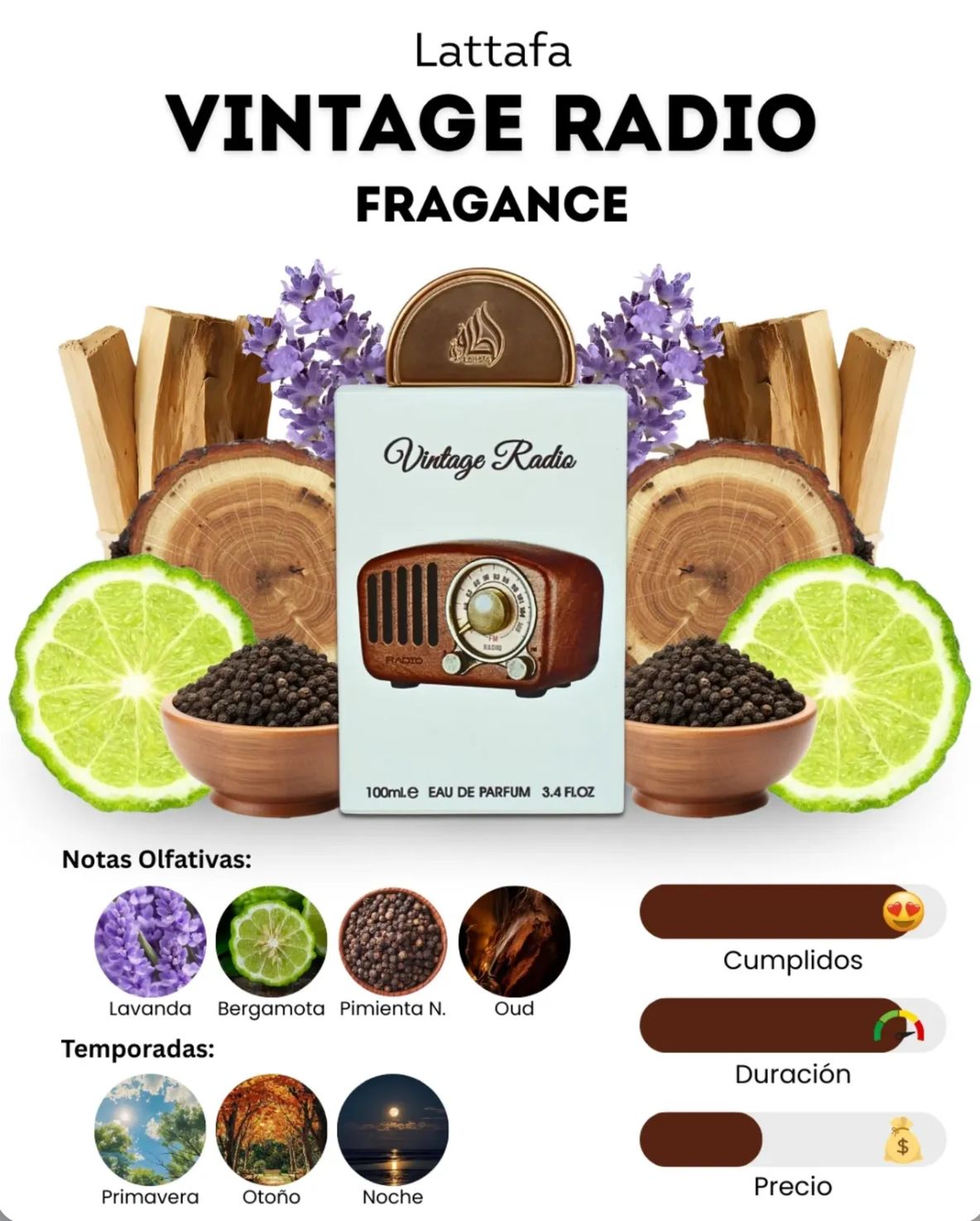 Vintage Radio Lattafa (100ml)
