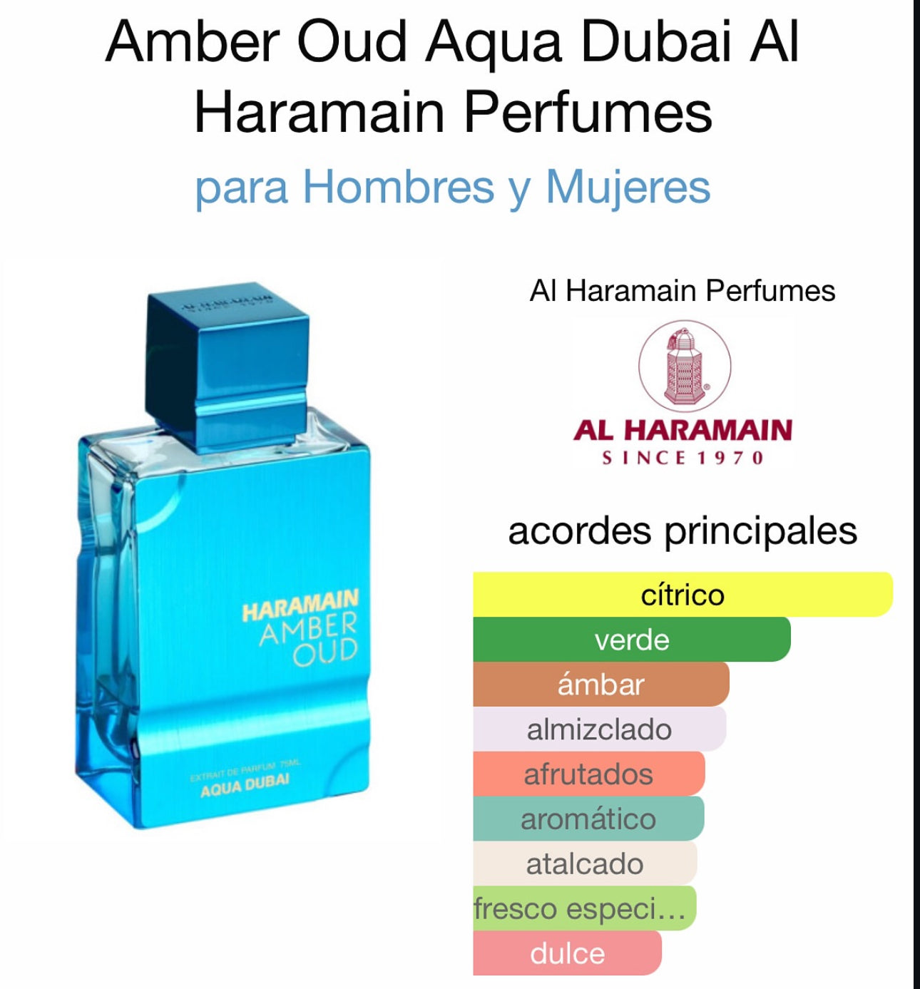 Haramain Amber Oud
(Aqua Dubai)