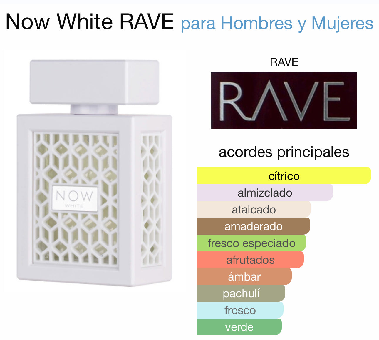 Now White Rave de Lattafa
