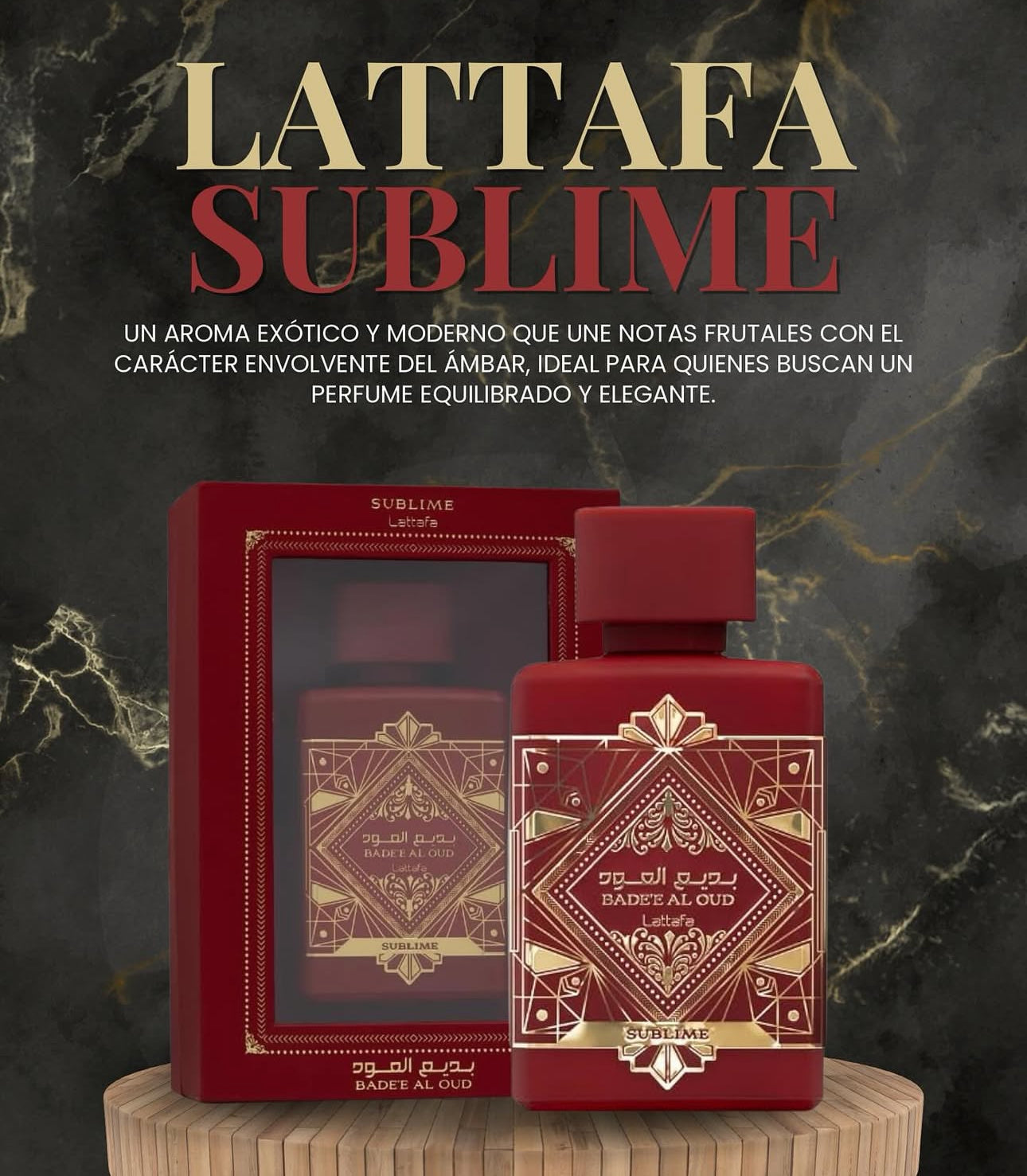 Bade’e Al Oud Sublime de Lattafa (100ml)