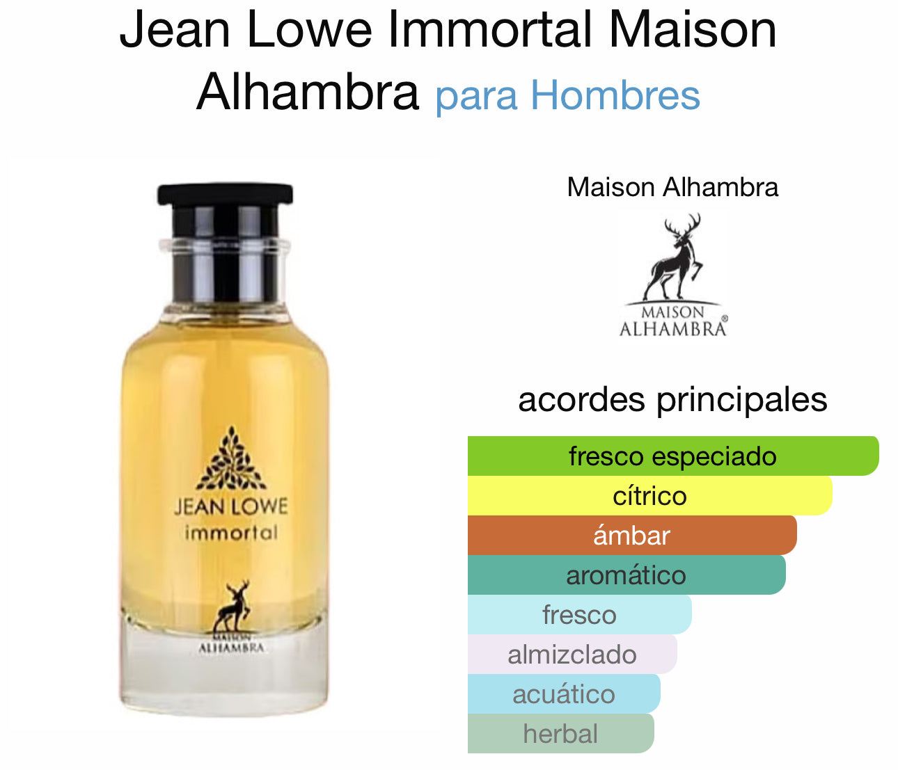 ✨ Jean Lowe Immortal – Maison Alhambra ✨
💰 RD$2,495