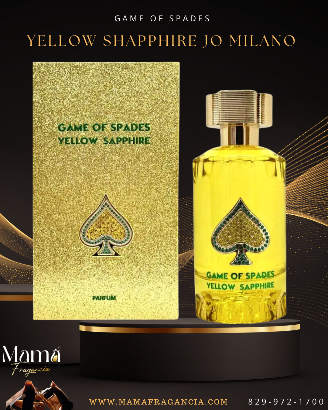 Game Of Spades YELLOW SHAPPHIRE Jo Milano