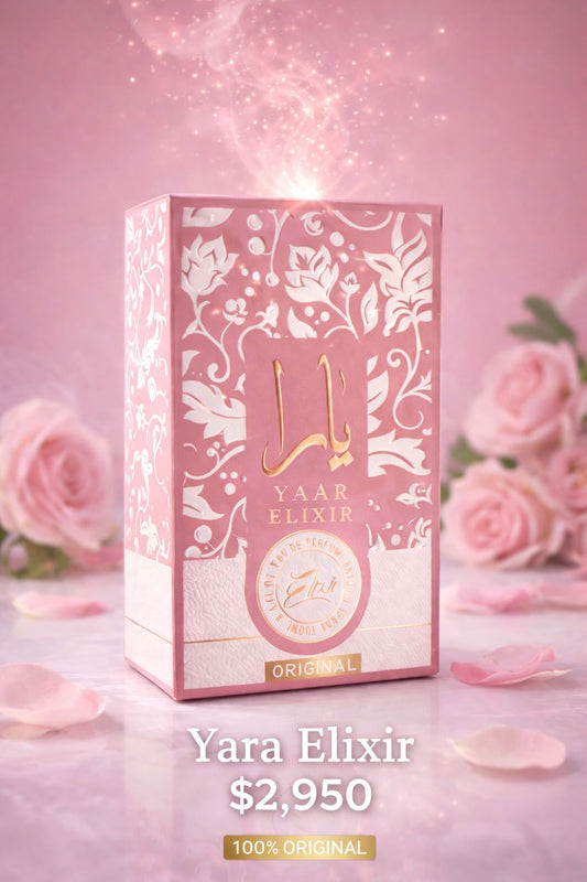 YARA ELIXIR 
💰*RD$2,950*

📦 Perfumes 100% Originales y Garantizados
Nada de copias. Nada de cuentos.