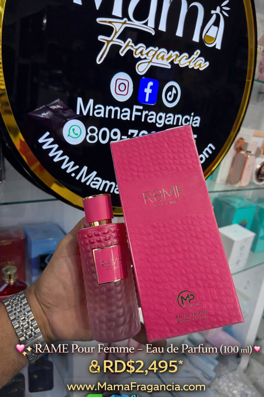 💖✨ RAME Pour Femme – Eau de Parfum (100 ml) ✨💖

*💰RD$2,495*