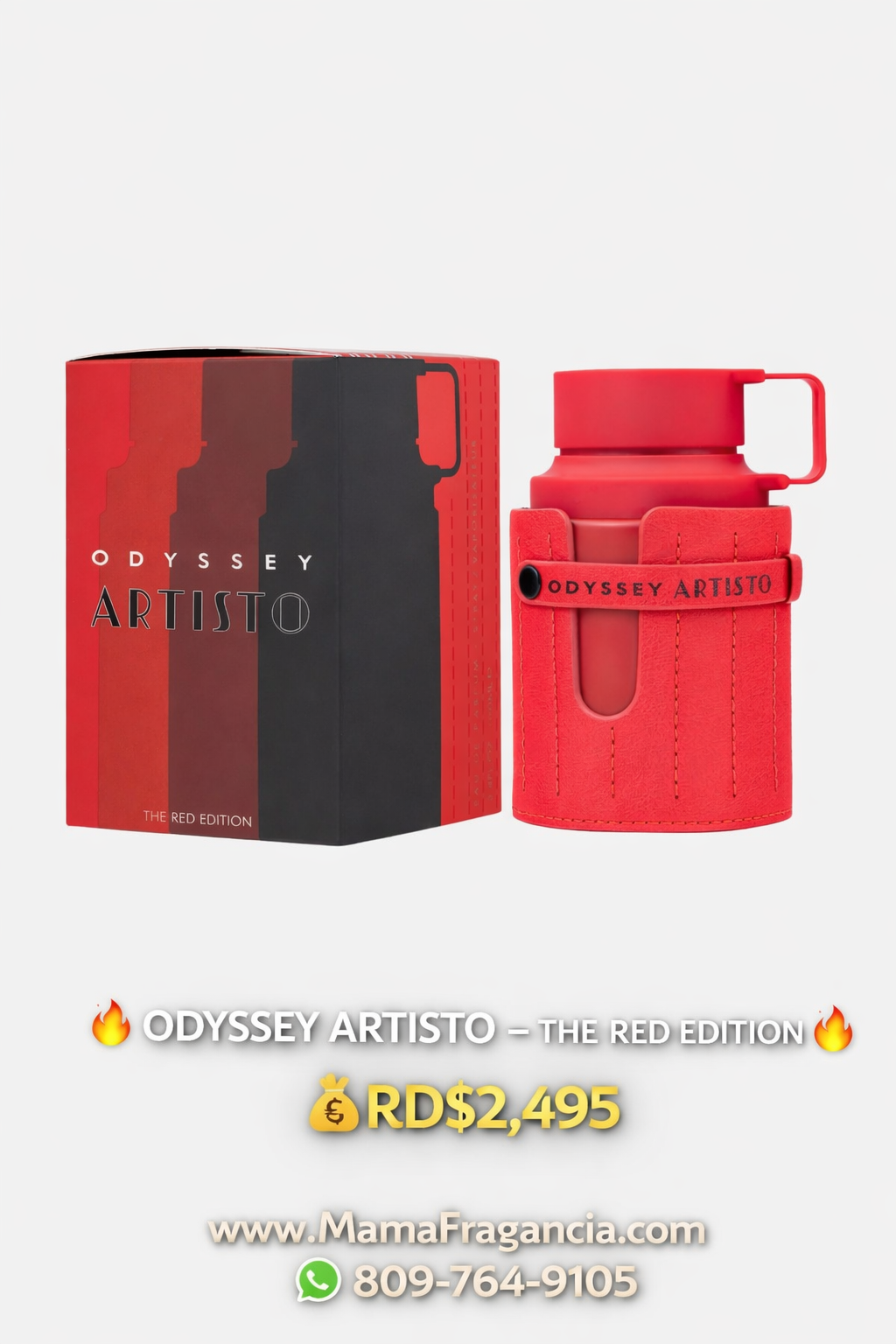 🔥 ODYSSEY ARTISTO – THE RED EDITION 🔥

💰RD$2,495