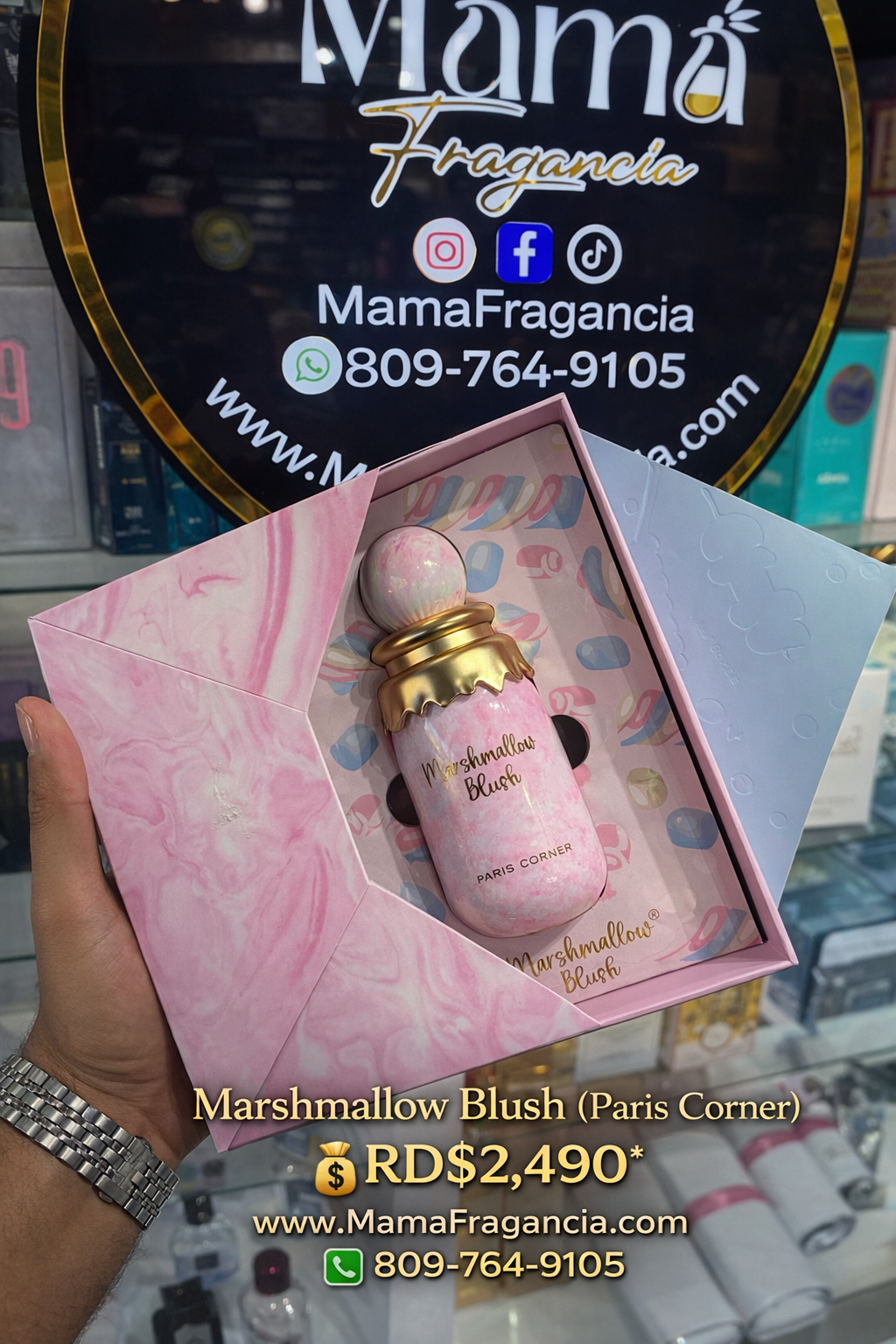 ✨Marshmallow Blush – Paris Corner ✨

💰RD$2,490