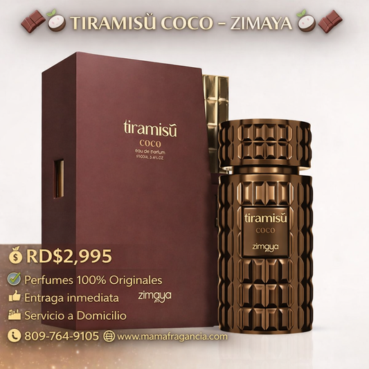 🍫🥥 TIRAMISÙ COCO – ZIMAYA 🥥🍫
💰RD$2,995