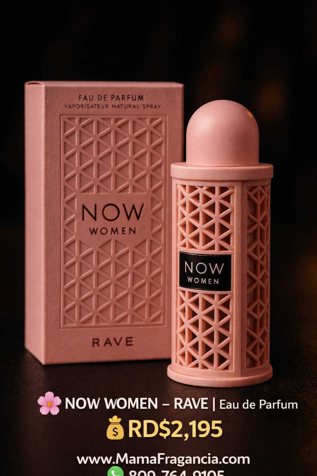 🌸 NOW WOMEN – RAVE | Eau de Parfum 🌸

💰RD$2,195
