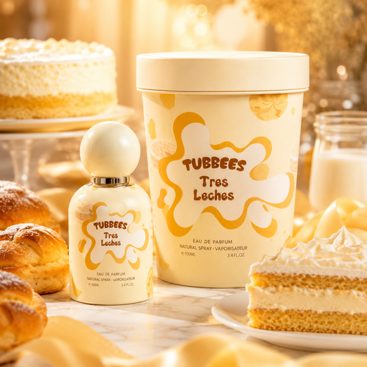 🍰🍦 TUBBEES TRES LECHES – Eau de Parfum 🤍✨50ml 

¿Te imaginas oler como un postre cremoso recién hecho? 🤤

💰RD$1,995