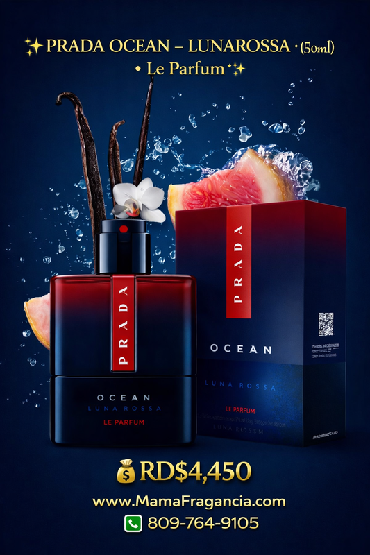 ✨ PRADA OCEAN – LUNAROSSA · Le Parfum ✨(50ml)

💰RD$4,450