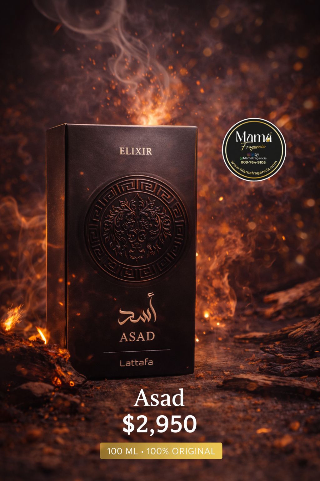 ASAD ELIXIR 
💰*RD$2,950*

📦 Perfumes 100% Originales y Garantizados
Nada de copias. Nada de cuentos.