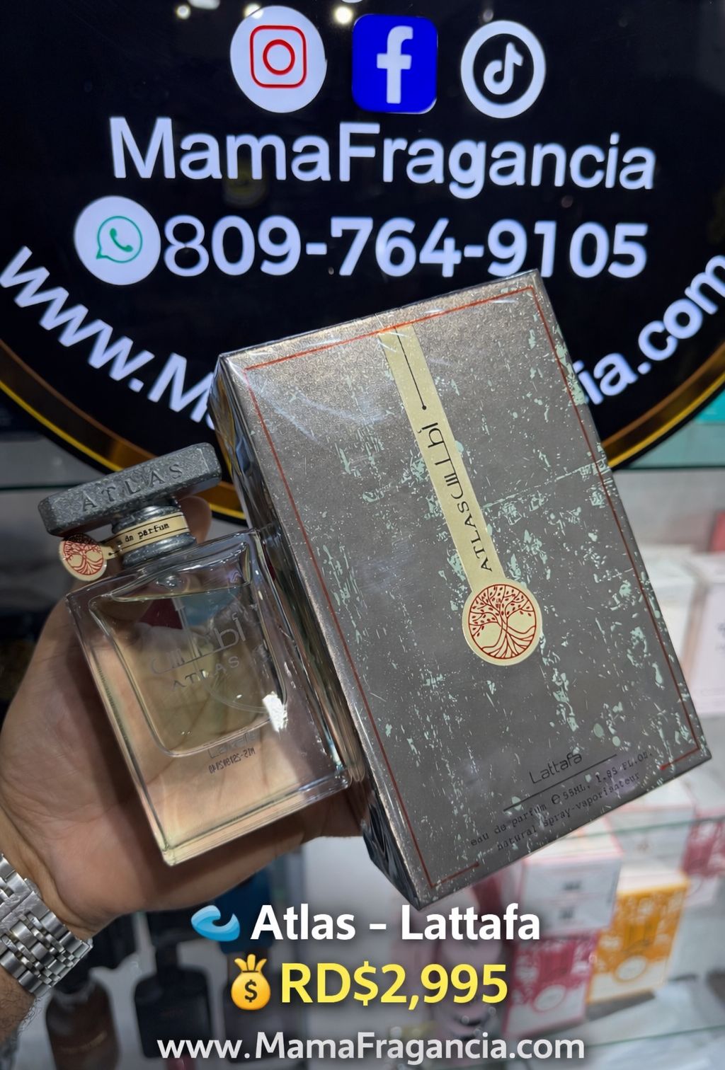 🌊 Atlas – Lattafa
💰RD$2,995