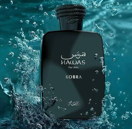Hawas for Him Kobra – Intensidad que deja huella 🐍🔥

💰RD$3,499