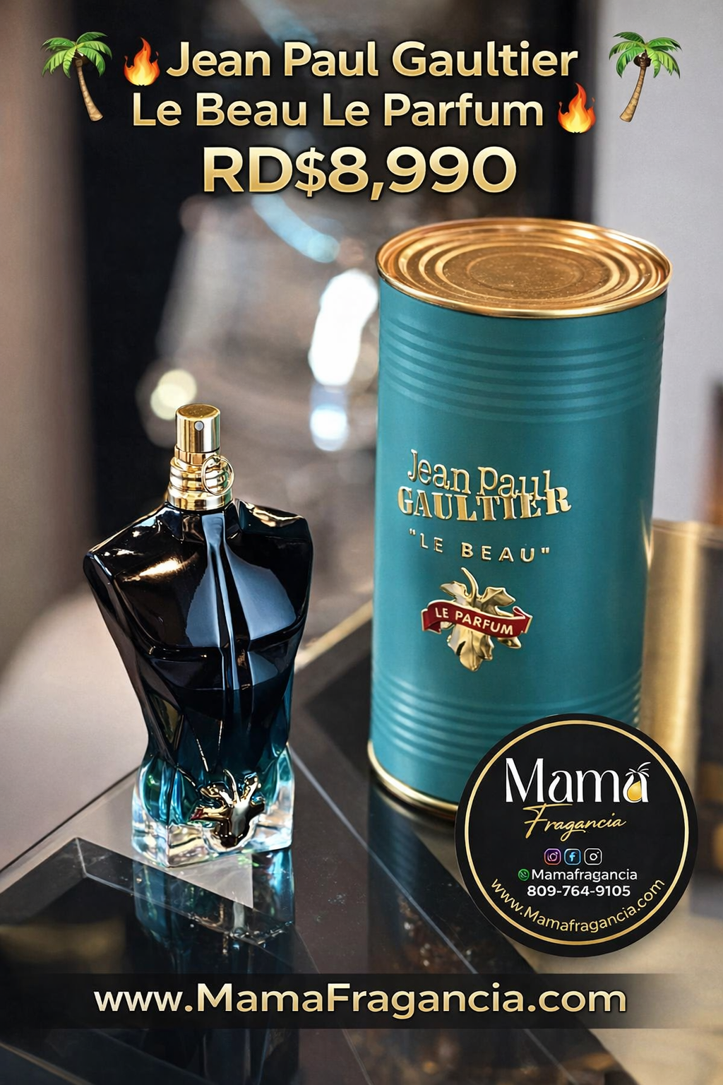 🌴🔥 Jean Paul Gaultier Le Beau Le Parfum 🔥🌴

💰RD$8,990