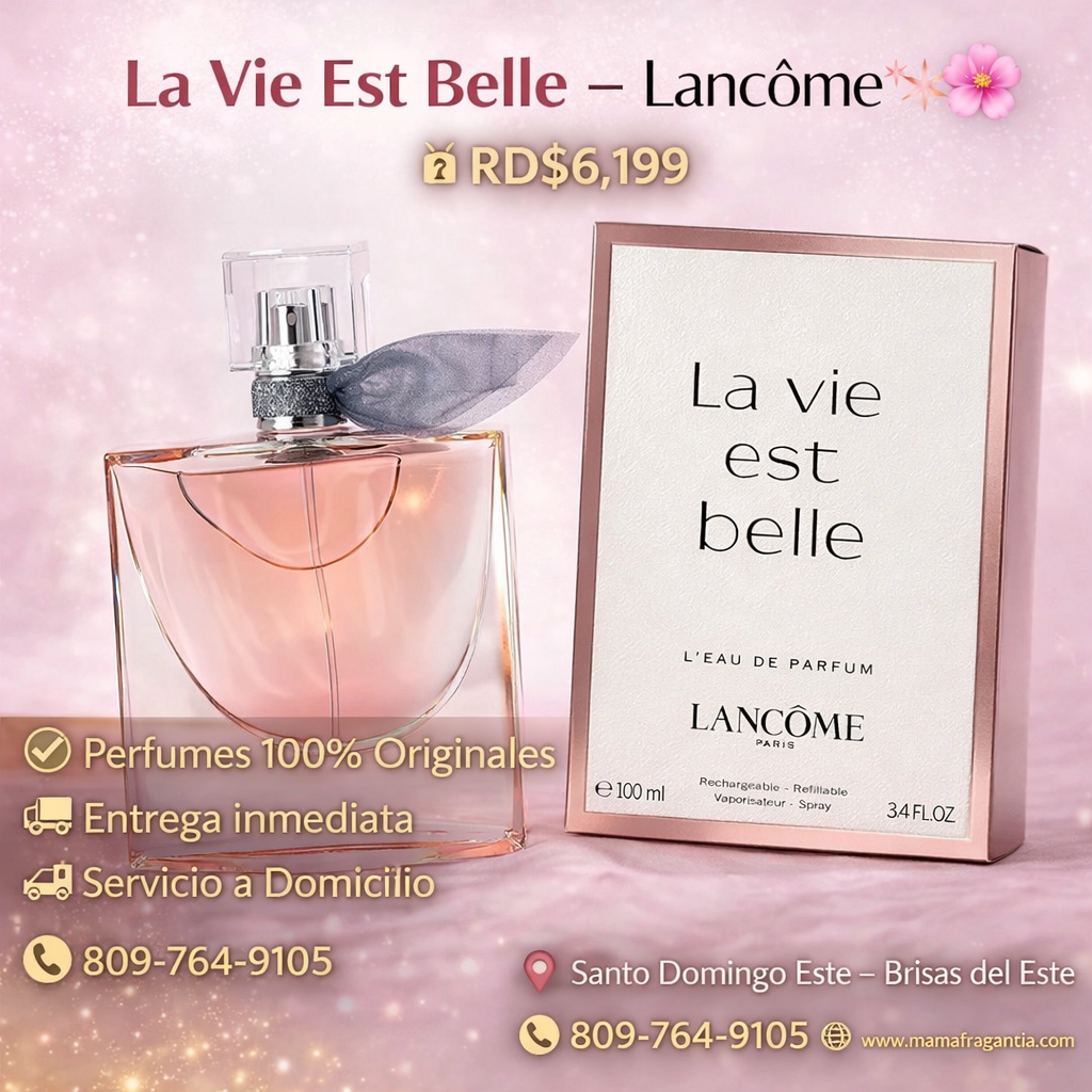 La Vie Est Belle – Lancôme ✨🌸
💰RD$6,199