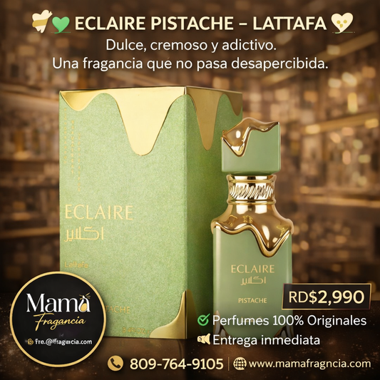 🍨💚 ECLAIRE PISTACHE – LATTAFA 💚🍨

💰RD$2,995