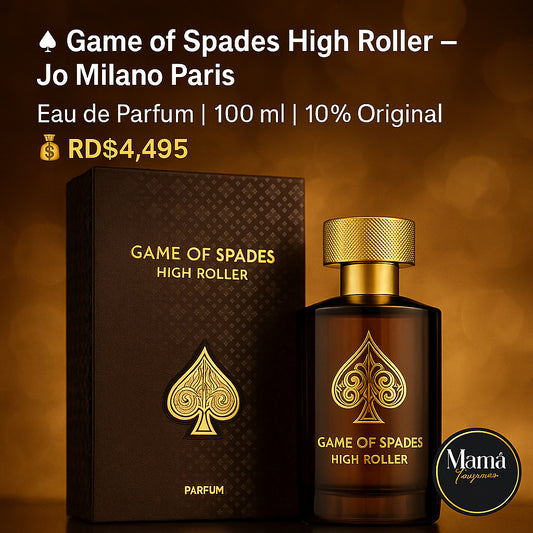 Game of Spades High Roller Jo Milano Paris
