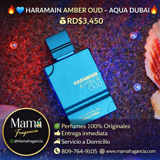 🔥💙 HARAMAIN AMBER OUD – AQUA DUBAI 💙🔥
💰RD$3,450