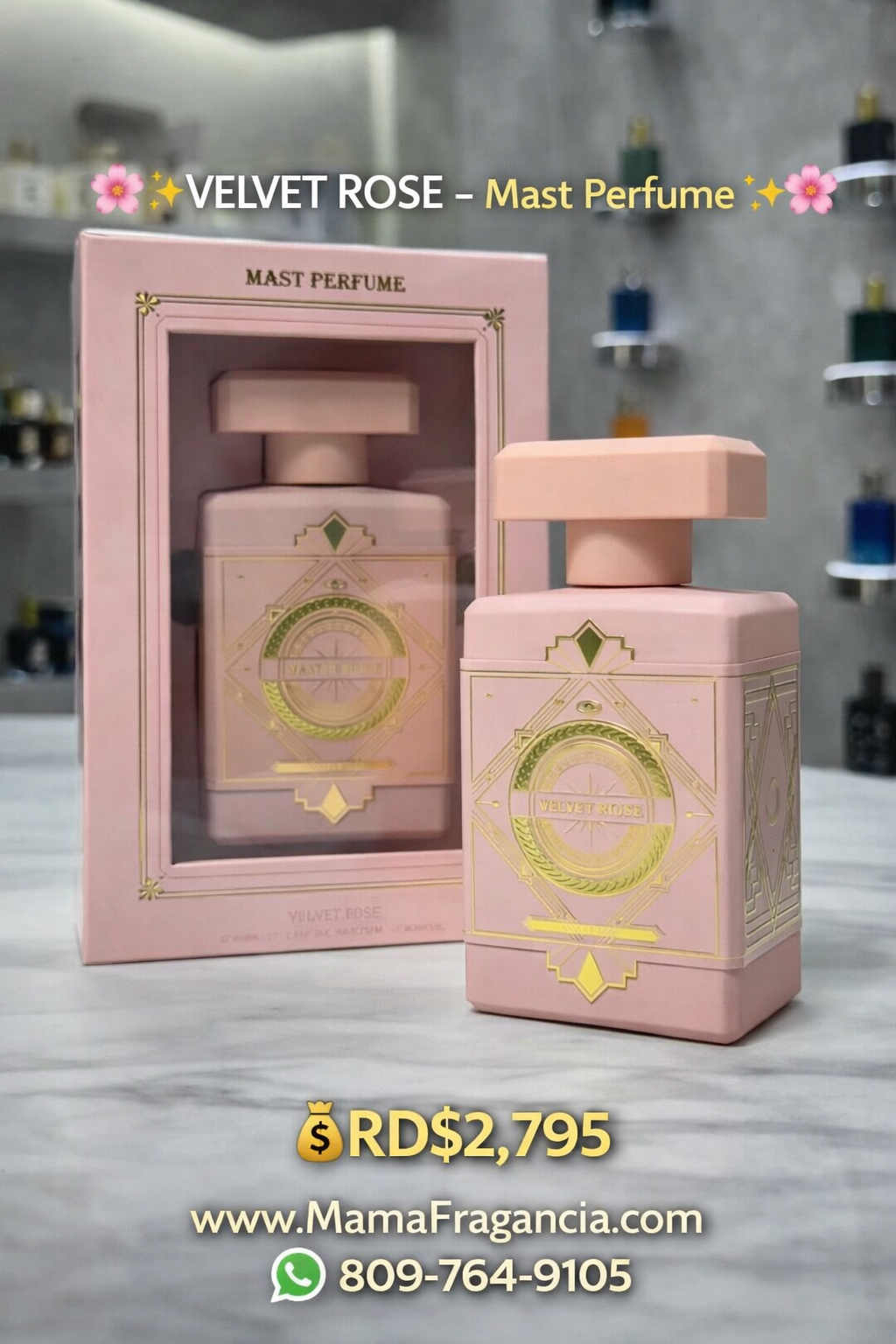 🌸✨ VELVET ROSE – Mast Perfume ✨🌸

💰RD$2,795