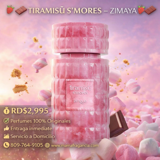 🍓🍫✨ TIRAMISÙ S’MORES – ZIMAYA ✨🍫🍓
💰RD$2,995