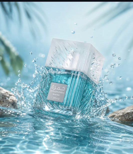 🌊💎 KHAMRAH WAHA by Lattafa – Frescura de Lujo que Deja Huella 💎🌊

💰RD$2,990